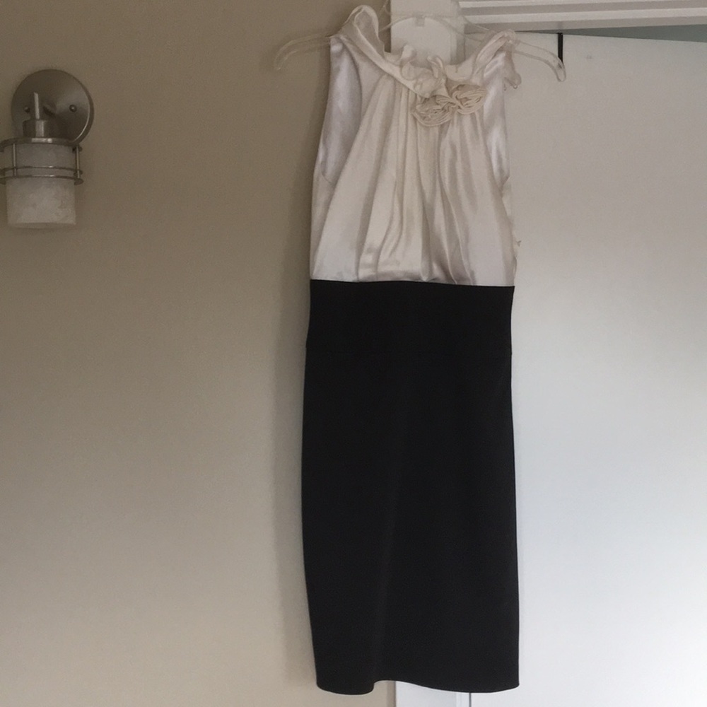 Stunning black & white cocktail dress